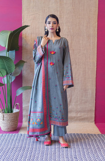 Orient OTL 22 144 Grey Khaddar Myreen Winter Collection 2022 Online Shopping